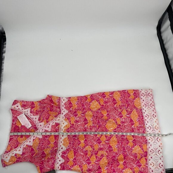 NWT Lilly Pulitzer Jubilee Catherine Printed Eyelet Trim Dress Womens Size 14 - Picture 6 of 8